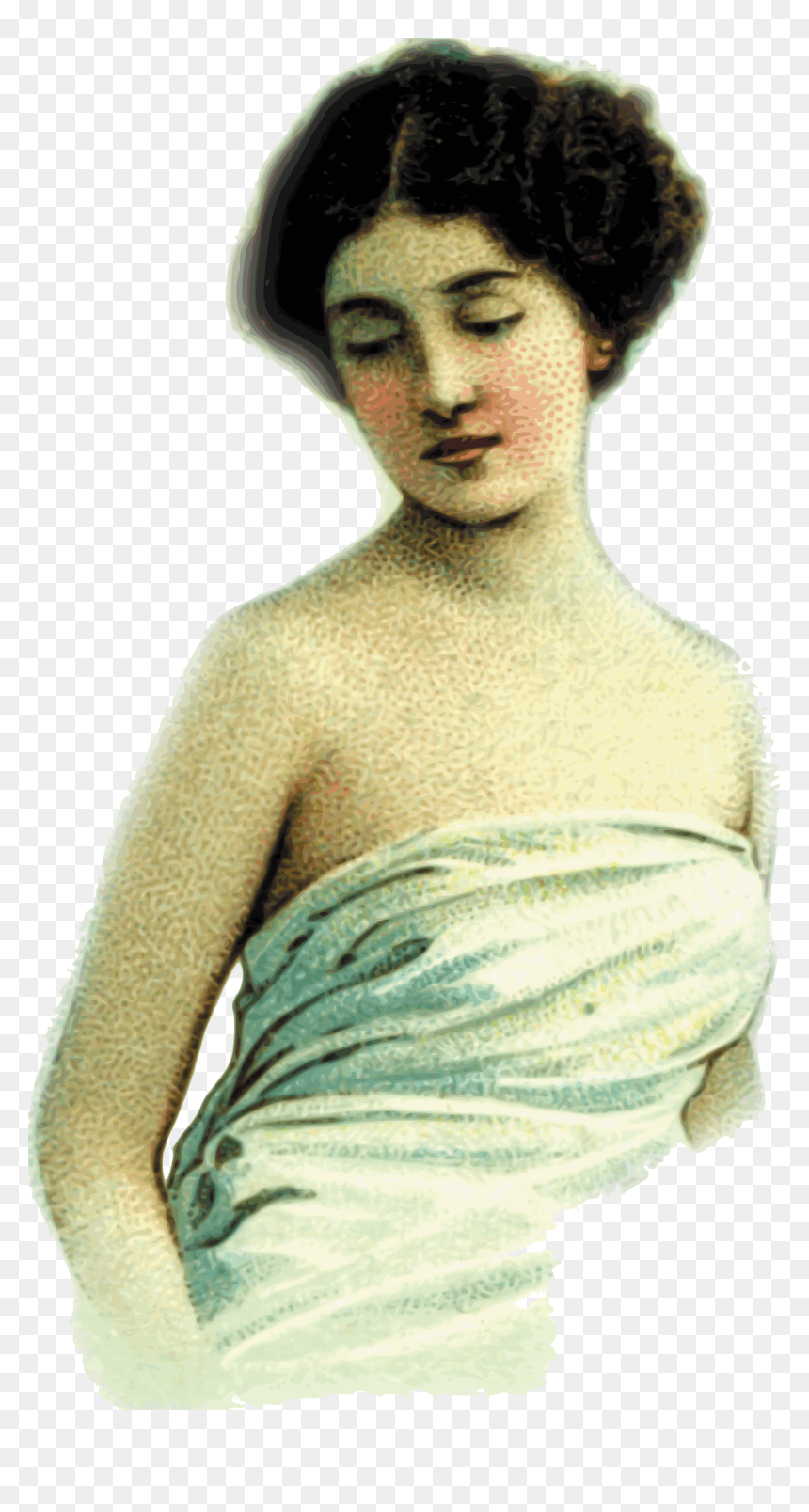 Girl, HD Png Download - vintage woman png