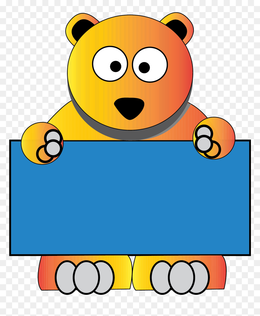 Cartoon, HD Png Download - teddy bear vector png