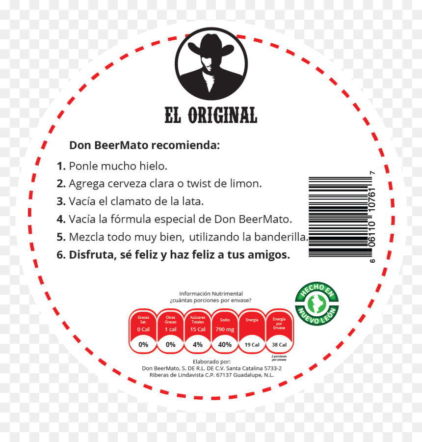 Hecho En Nuevo Leon, HD Png Download - michelada png