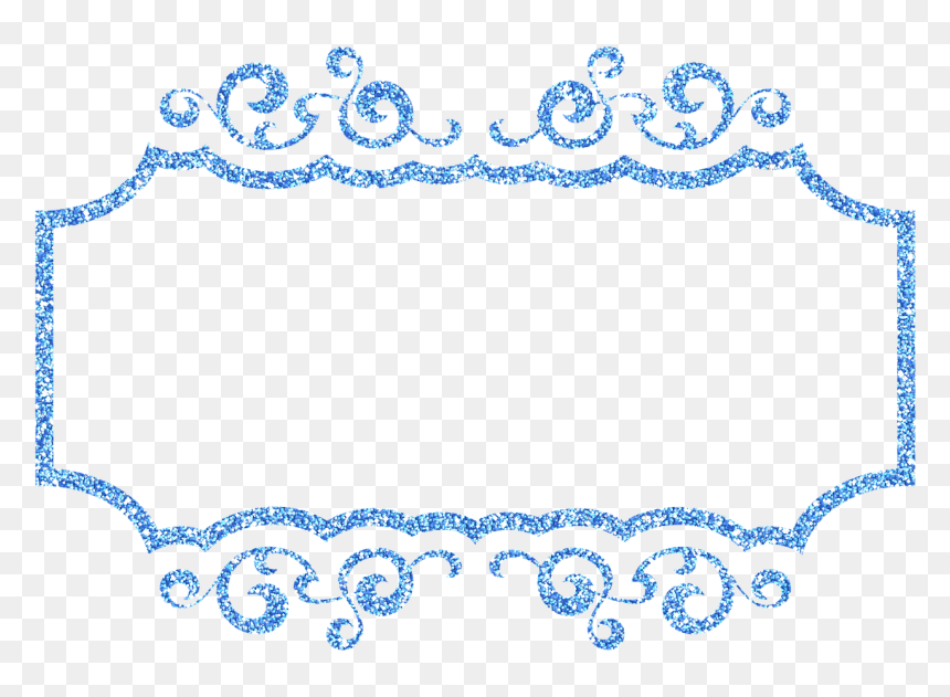 Gold Frame Vector Png, Transparent Png - transparent glitter png