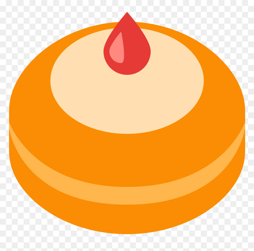 Hanukkah Donut Png, Transparent Png - donut clipart png