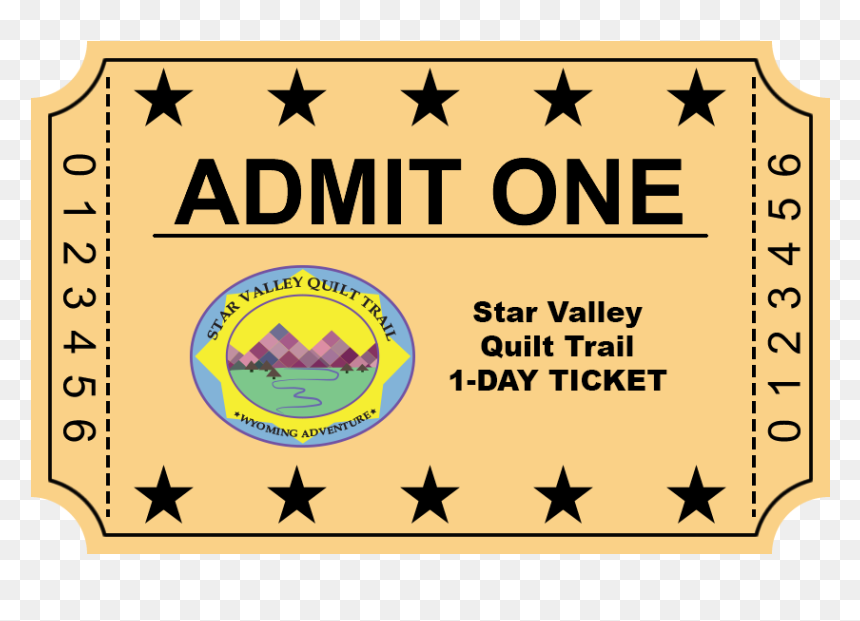Template For Theater Ticket, HD Png Download - admit one png