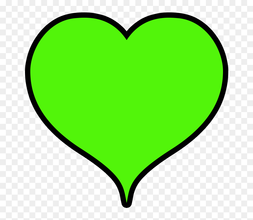Heart, HD Png Download - green heart png