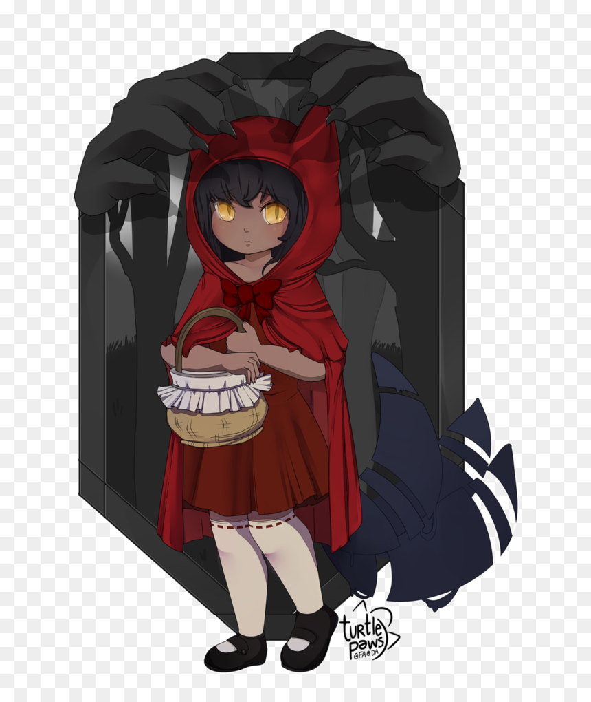 Cartoon, HD Png Download - little red riding hood png