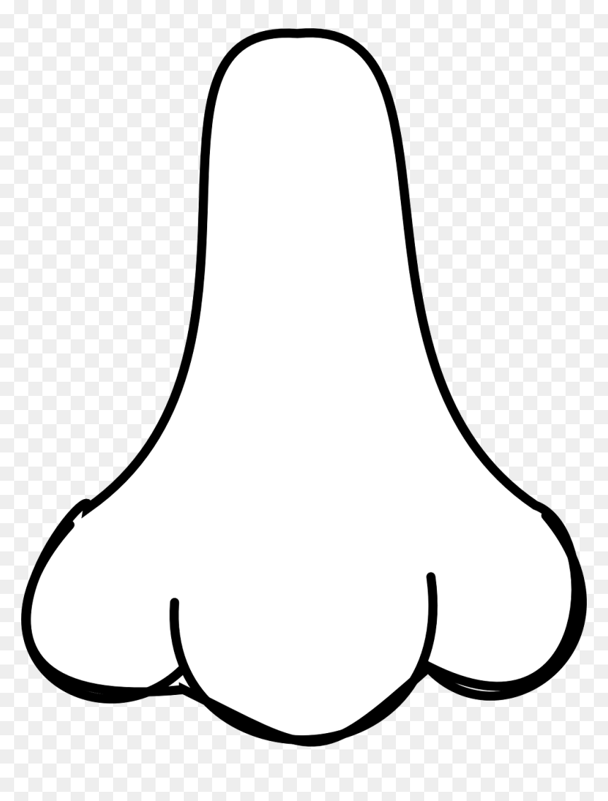 Nose White Png, Transparent Png - cartoon nose png