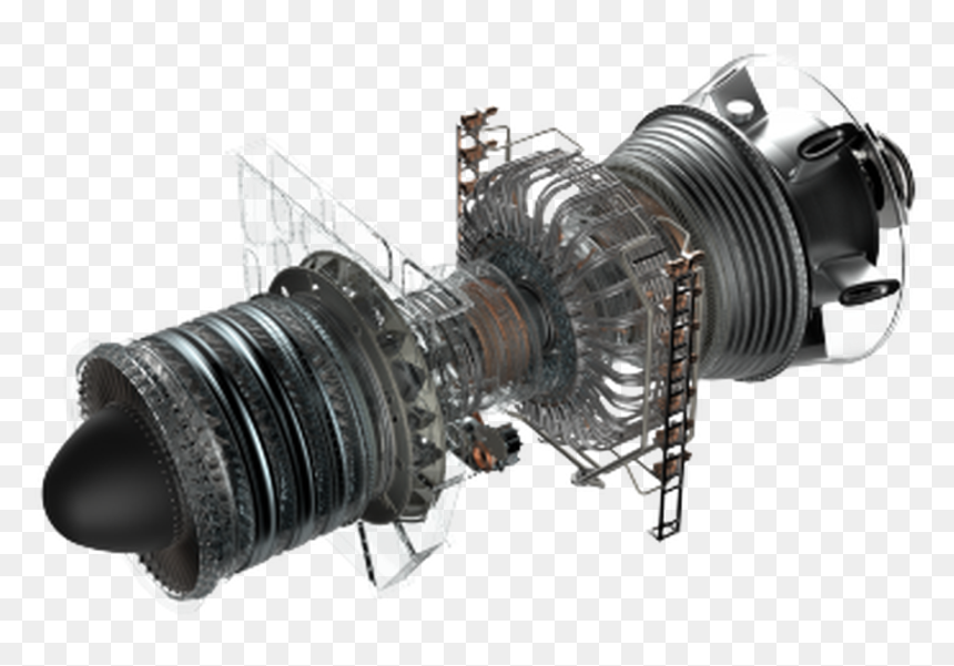 Lm9000 Turbine, HD Png Download - jet engine png