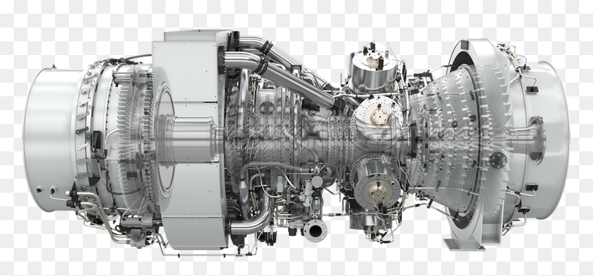 Siemens Aeroderivative Gas Turbines, HD Png Download - jet engine png