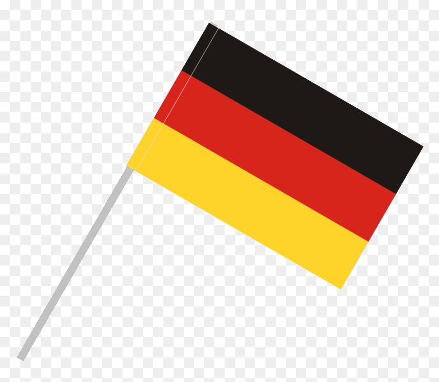 German Flag With Stick, HD Png Download - israeli flag png