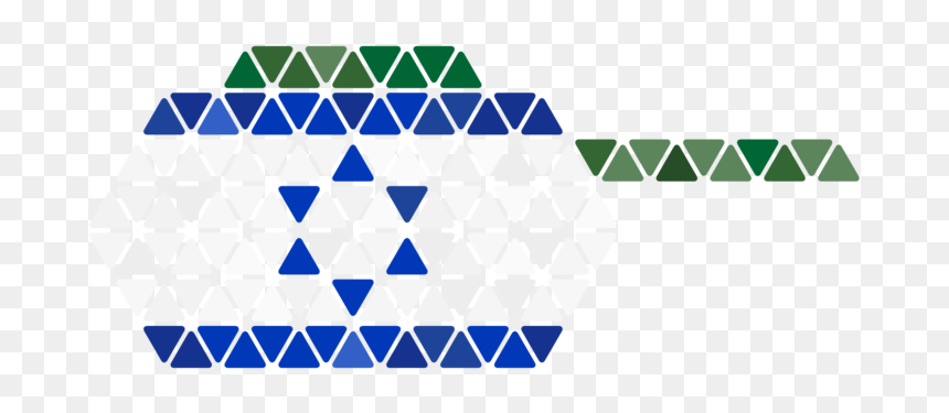 Triangle, HD Png Download - israeli flag png