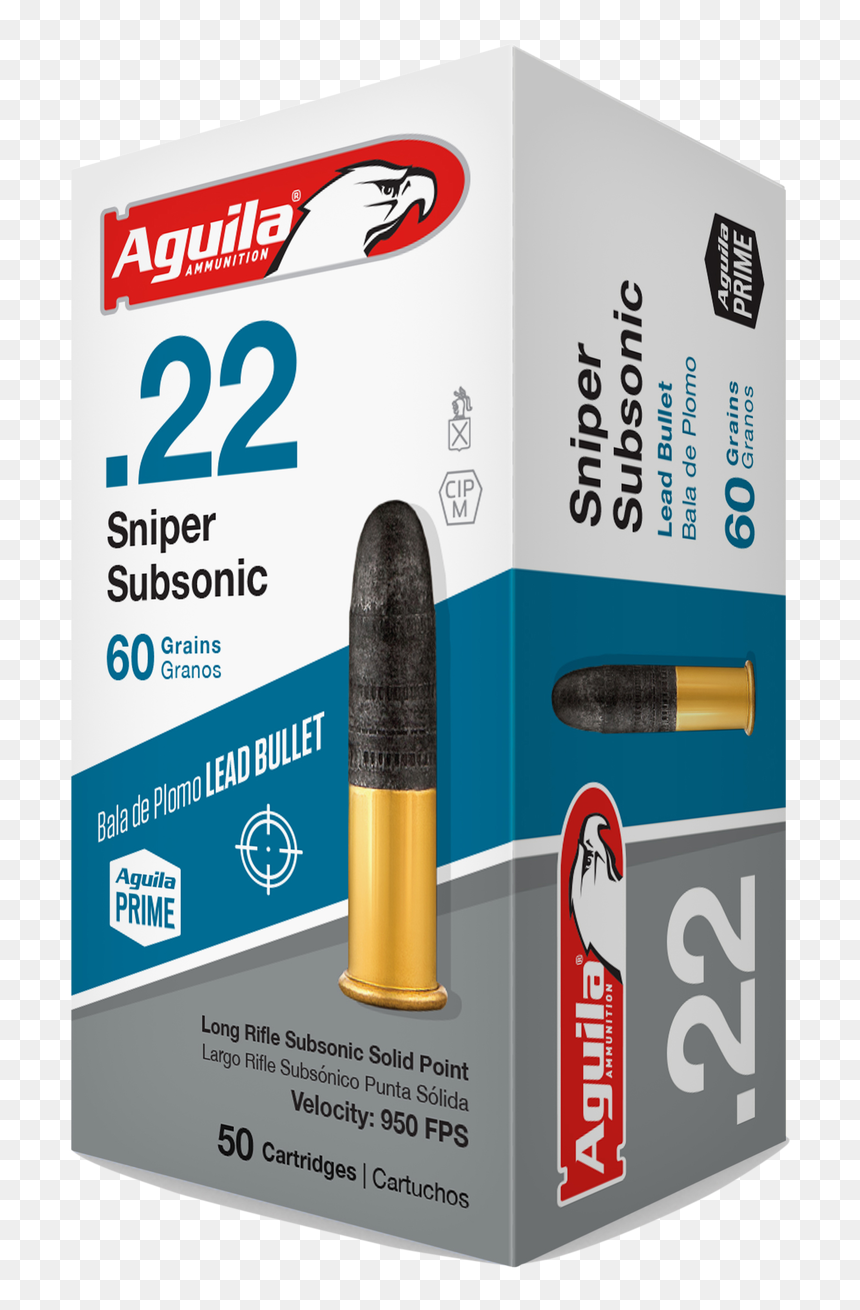 Aguila Sniper Subsonic, HD Png Download - bullet casing png