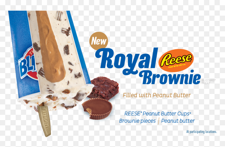 Royal Reese Brownie Blizzard, HD Png Download - reeses png