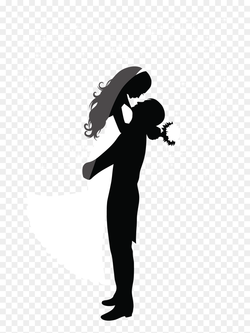 Am Getting Married Today, HD Png Download - bride silhouette png