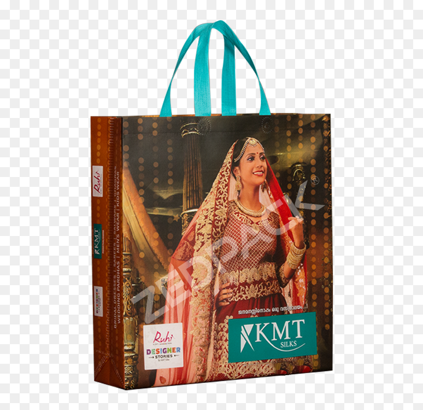 Tote Bag, HD Png Download - silk saree png