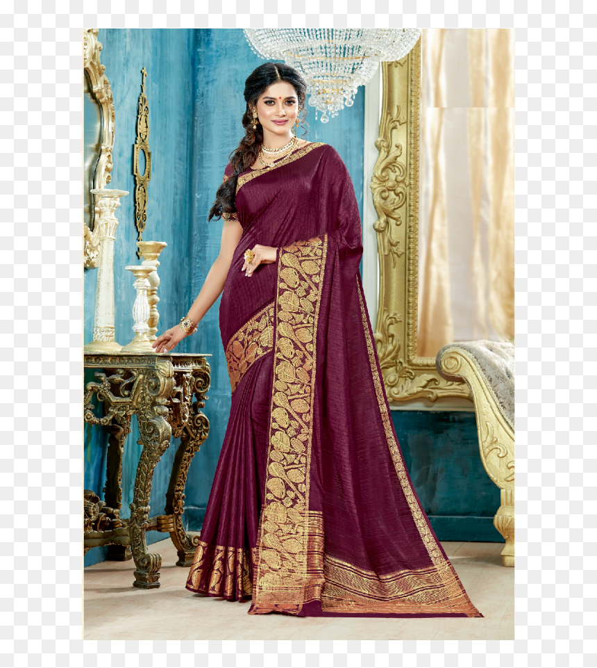 Velvet, HD Png Download - silk saree png