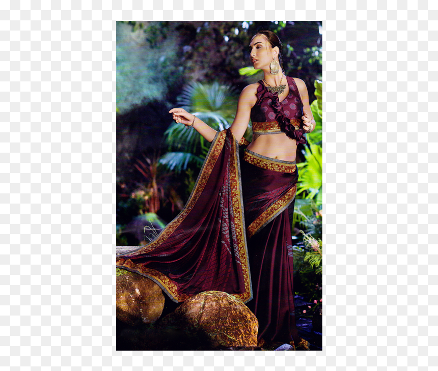 Velvet, HD Png Download - silk saree png