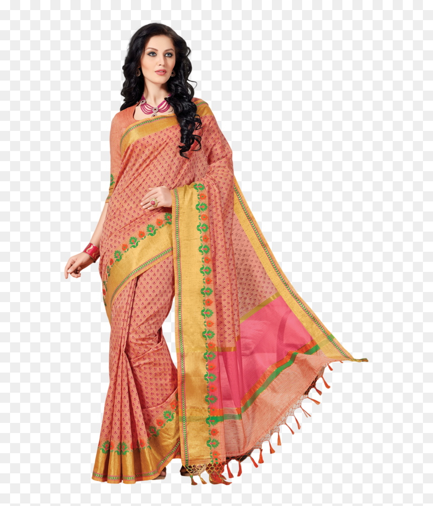 Silk, HD Png Download - silk saree png