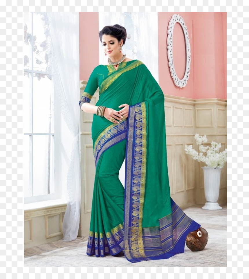 Silk Saree Png, Transparent Png - silk saree png