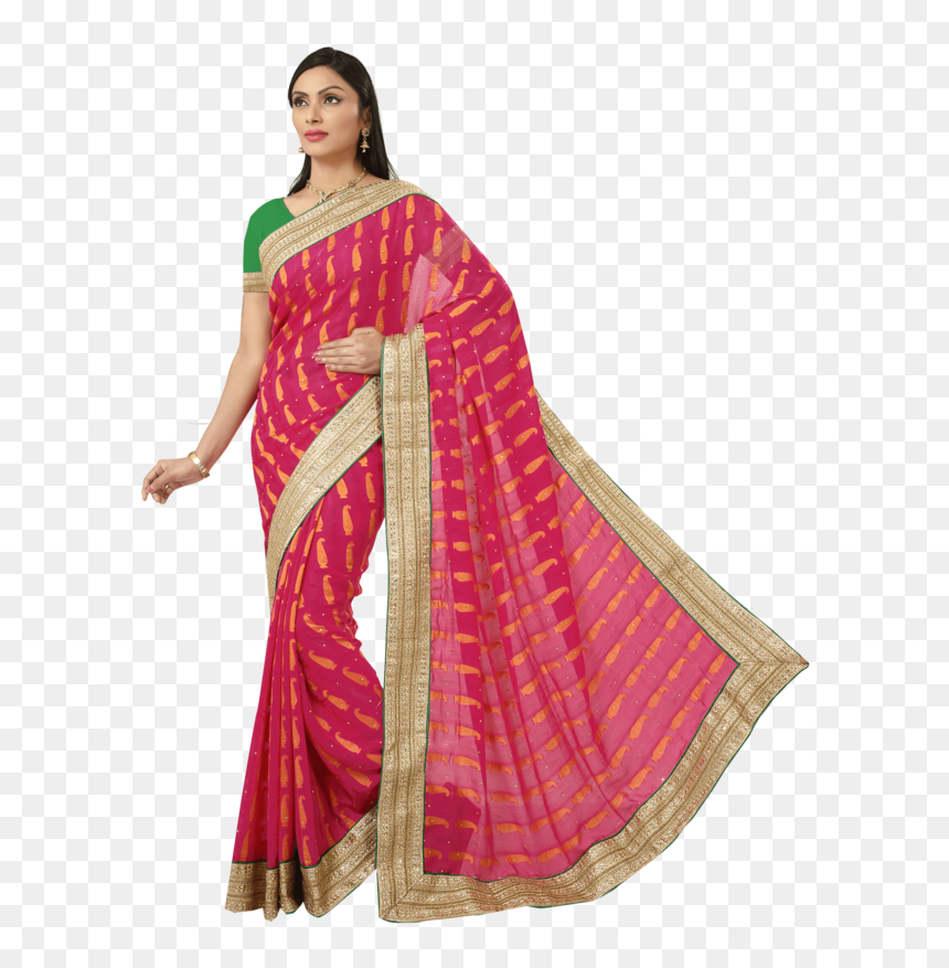 Silk, HD Png Download - silk saree png