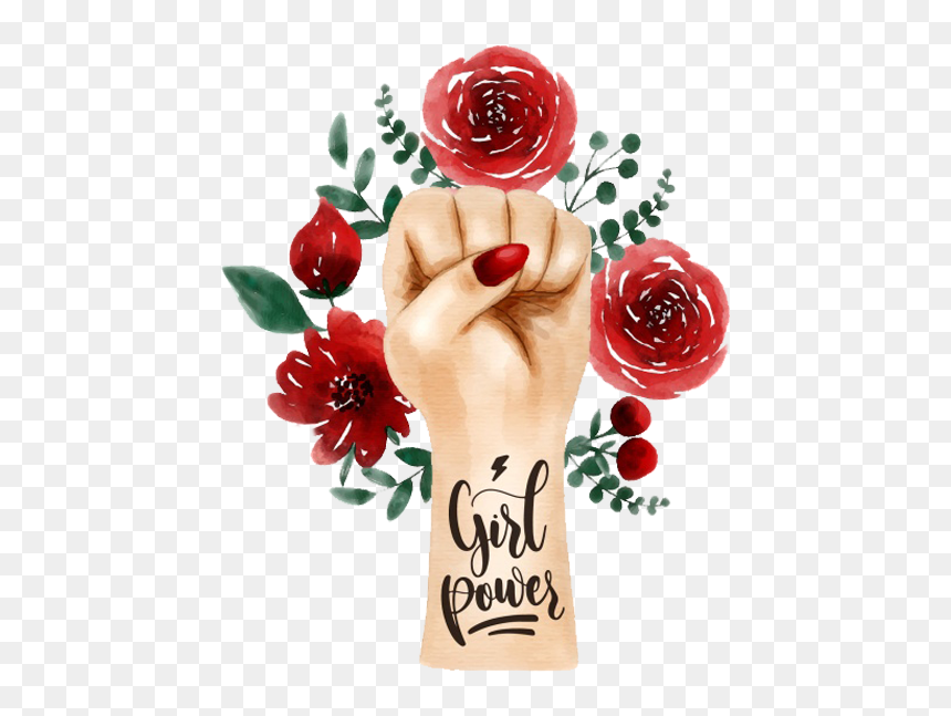 Fist Watercolor Png, Transparent Png - happy womens day png
