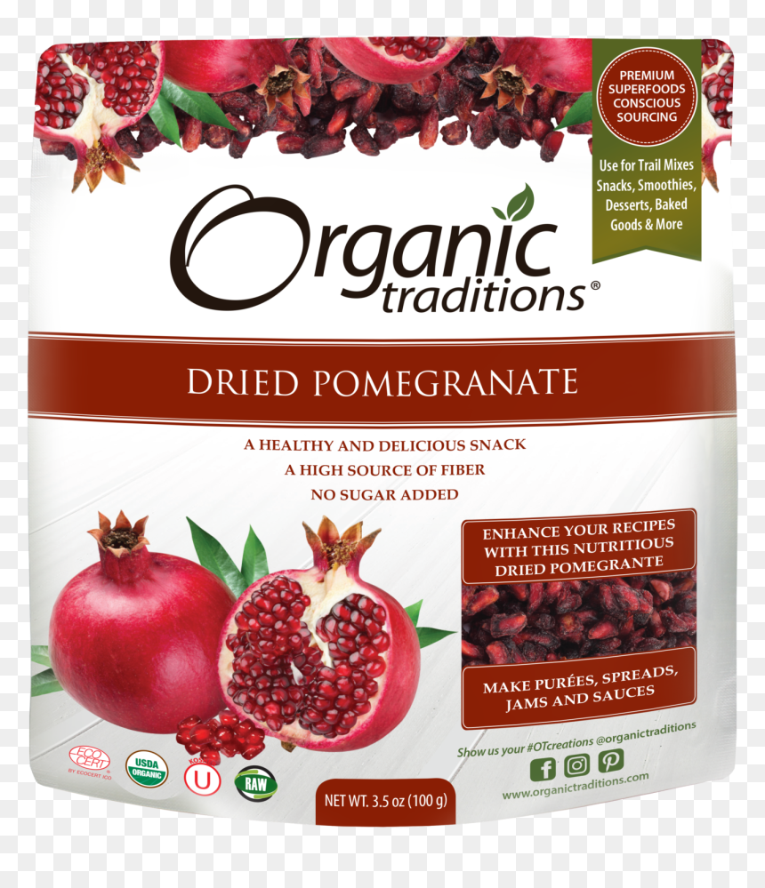 Organic Traditions Chlorella Powder, HD Png Download - anar juice png