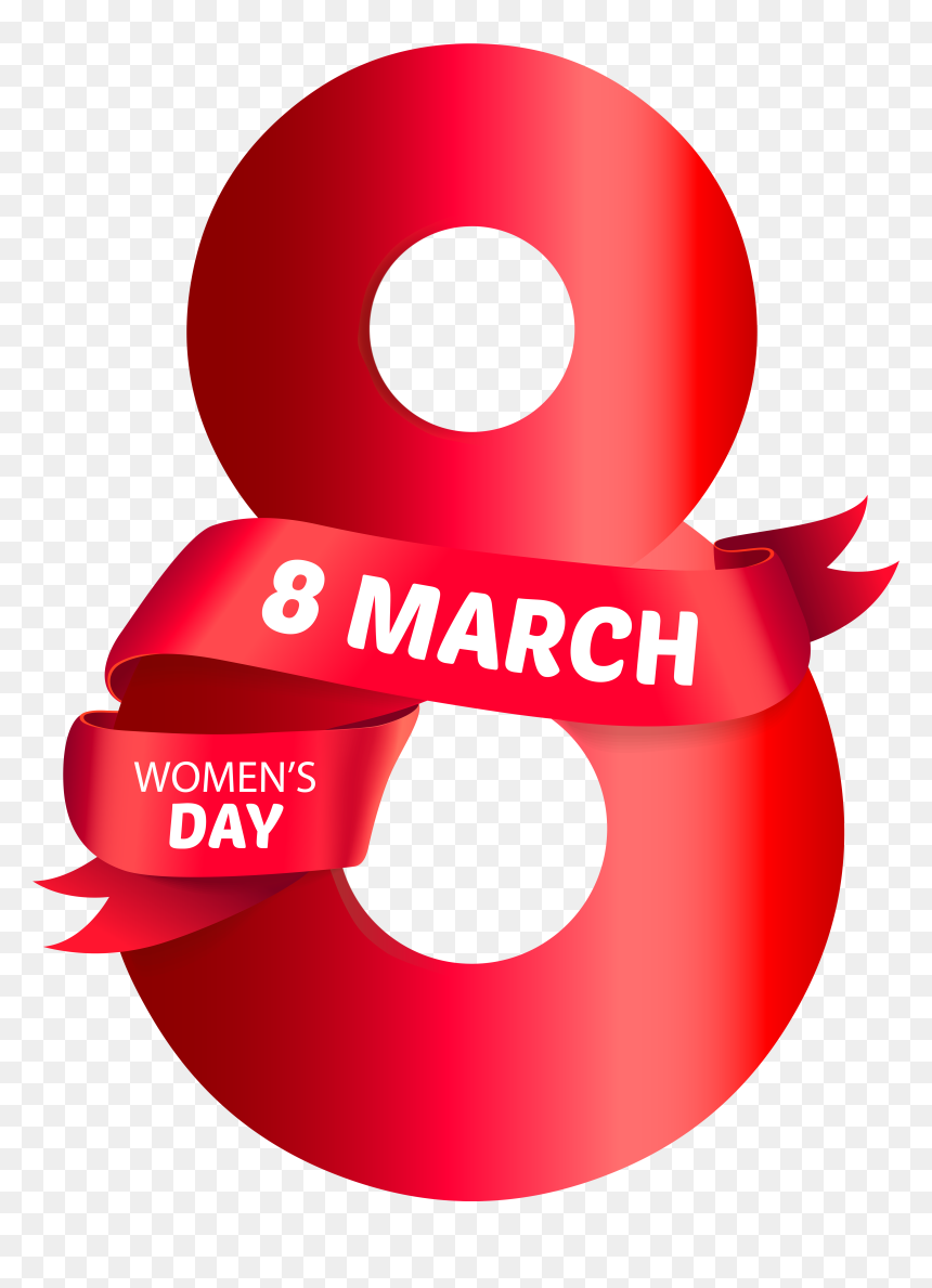8th March Women's Day Png, Transparent Png - women day png