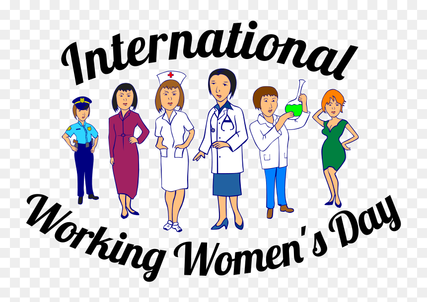 Working Women's Day, HD Png Download - women day png