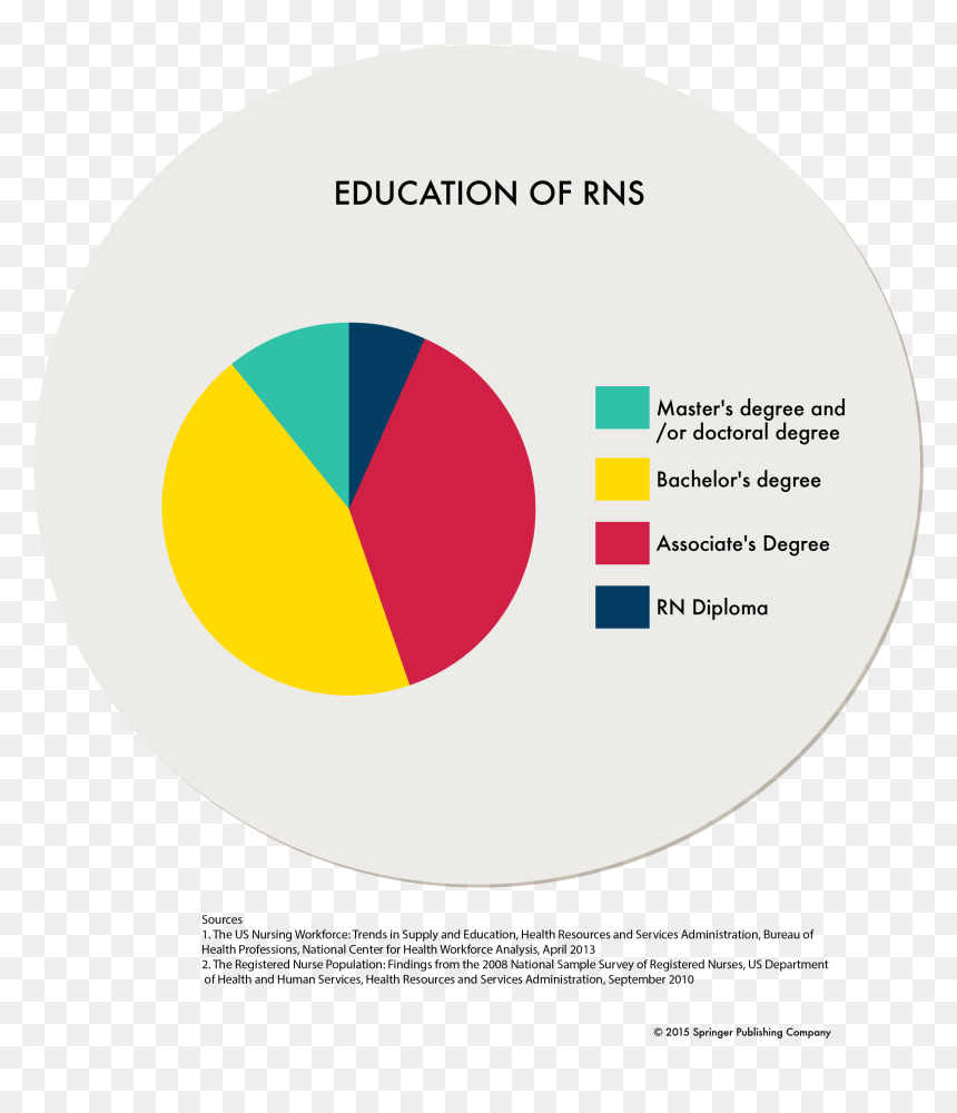 Nurse Statistics, HD Png Download - percentage png