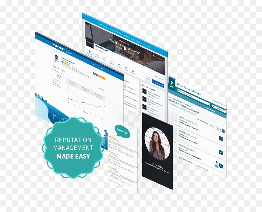 360 Marketing Business Card, HD Png Download - reputation png