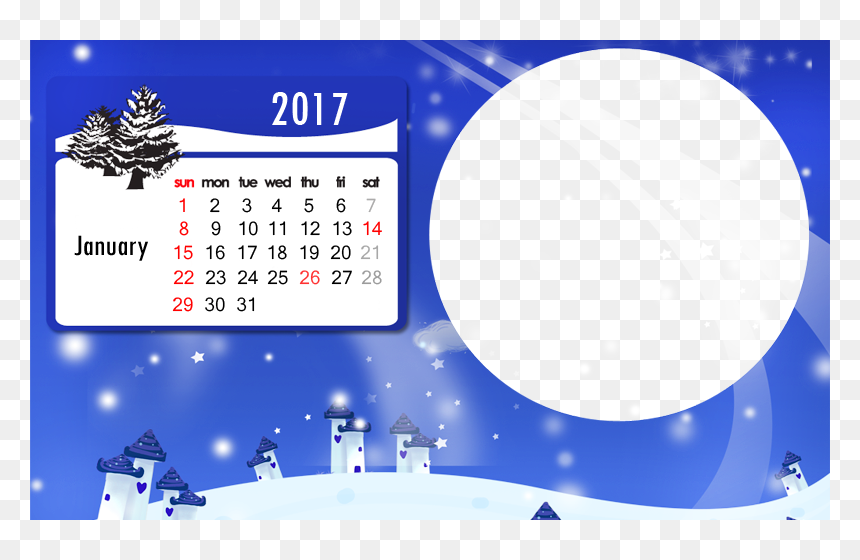 Circle, HD Png Download - 2017 calender png
