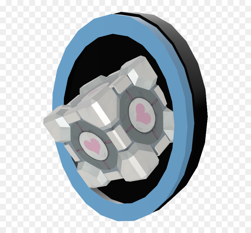 Portal Video Game Cube, HD Png Download - companion cube png