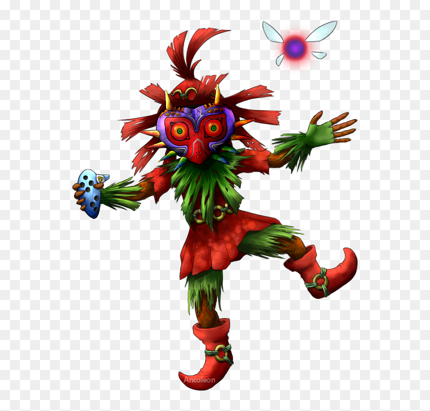 Tael And Skull Kid, HD Png Download - skull kid png