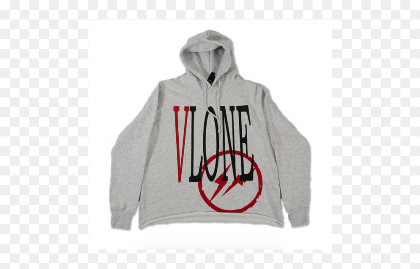 Vlone X Fragment Hoodie White, HD Png Download - vlone png