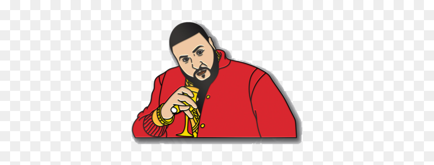 Dj Khaled Enamel Pin, HD Png Download - dj khaled face png