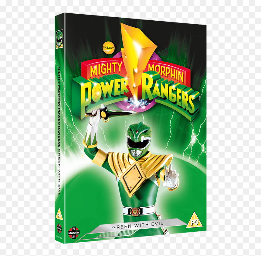 Mighty Morphin Power Rangers Green With Evil, HD Png Download - green ranger png