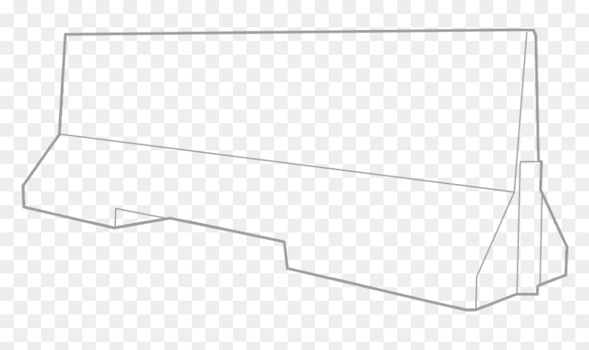 Outdoor Bench, HD Png Download - barrier png