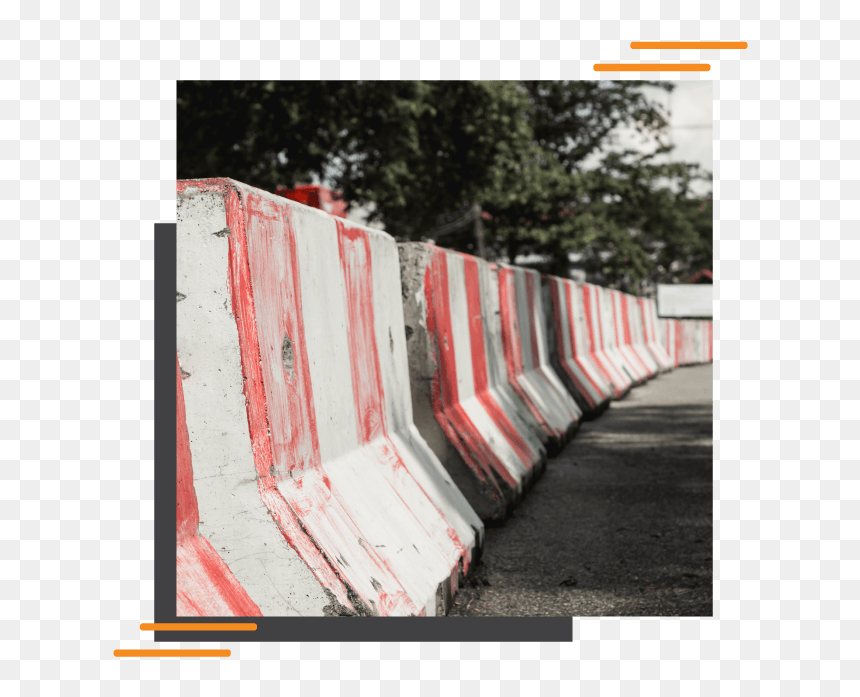 Road, HD Png Download - barrier png
