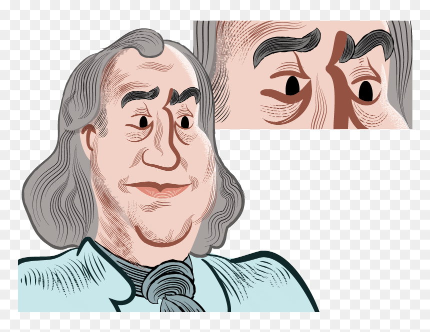 Illustration, HD Png Download - ben franklin png