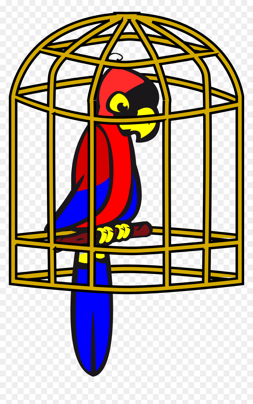 Clip Art Bird In Cage, HD Png Download - nick cage png