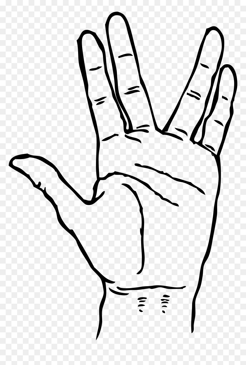Hand Clip Art, HD Png Download - captain kirk png