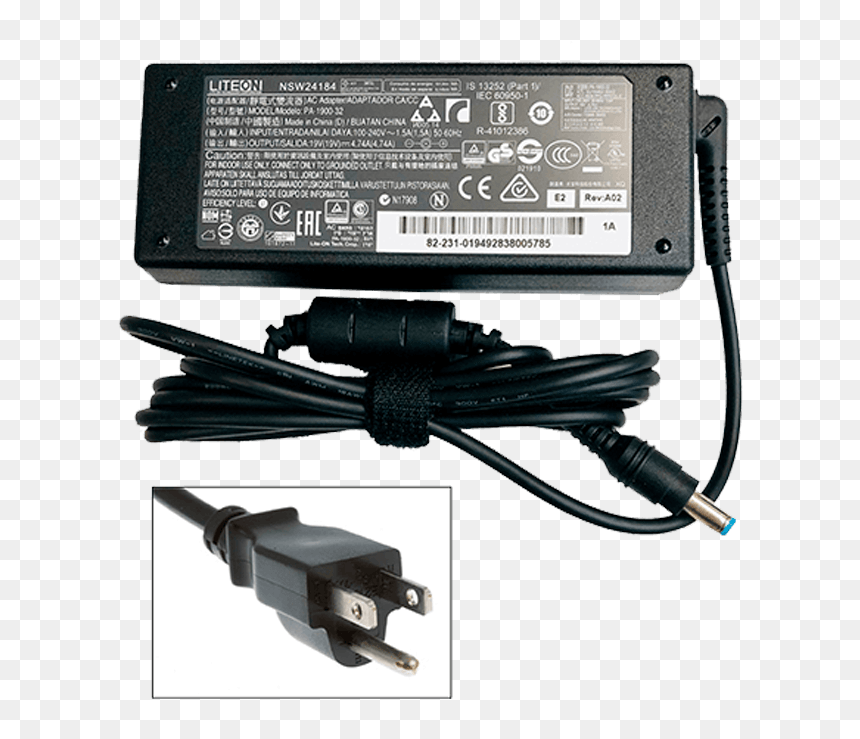 Nuc Power Supply, HD Png Download - power cord png