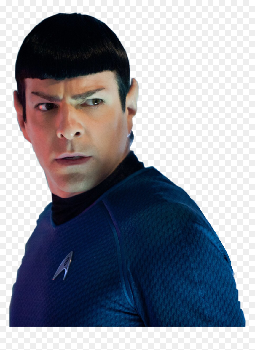 Zachary Quinto Star Trek Sad, HD Png Download - captain kirk png