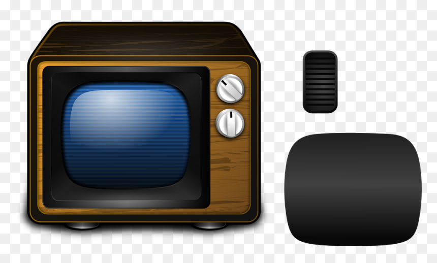Old Style Small Tv, HD Png Download - tv set png