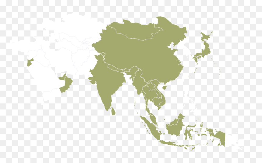 South Asia Subregional Economic Cooperation, HD Png Download - asia map png