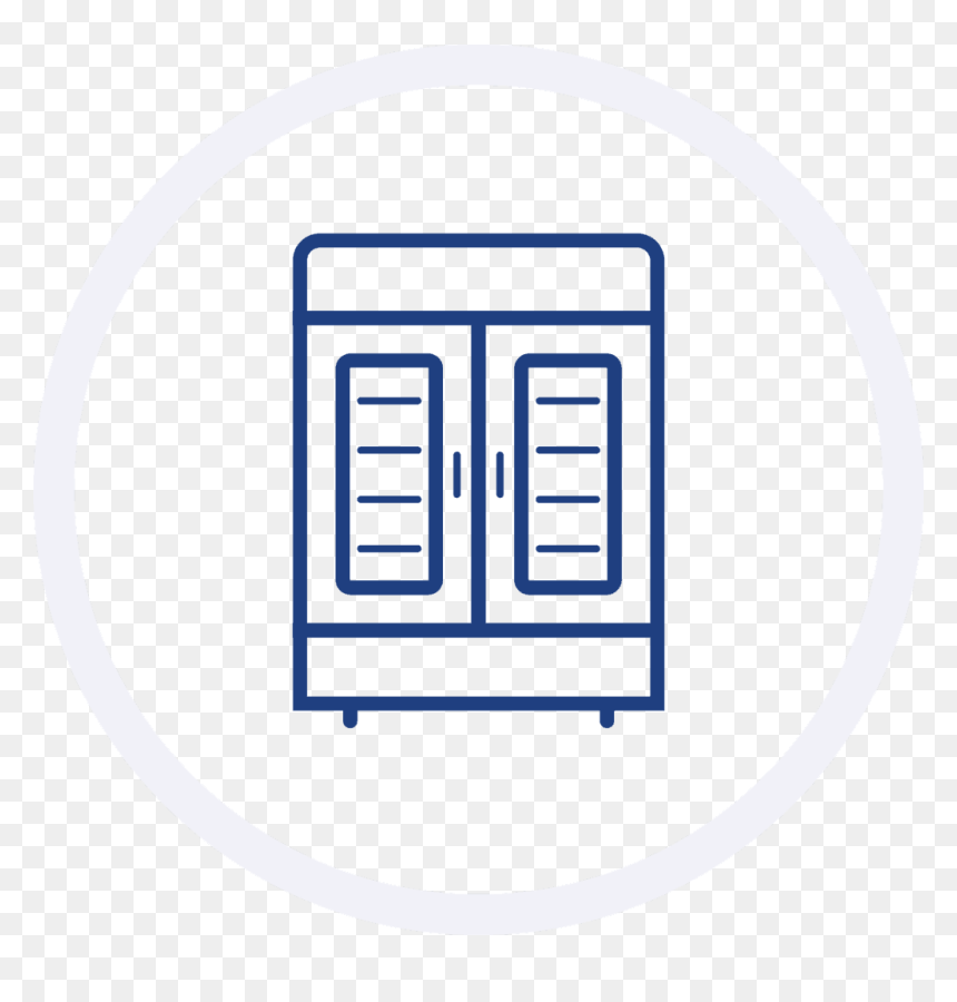 Commercial Fridge Icon, HD Png Download - fridge icon png