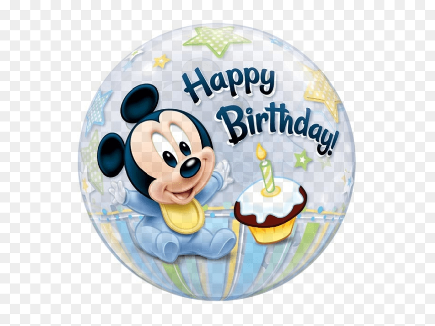 Mickey Baby 1st Birthday, HD Png Download - 1 st birthday png