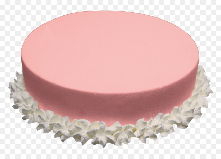Plain Birthday Cake Png, Transparent Png - pink birthday cake png