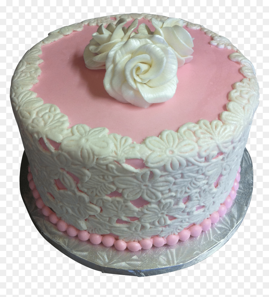 Cake Decorating, HD Png Download - pink birthday cake png