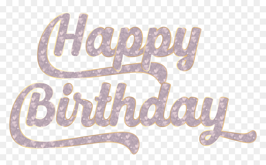 Transparent Background Text Happy Birthday Transparent, HD Png Download - pink birthday cake png
