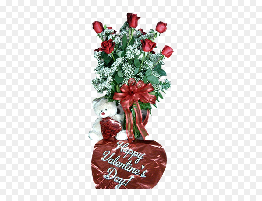 Garden Roses, HD Png Download - valentine single roses png