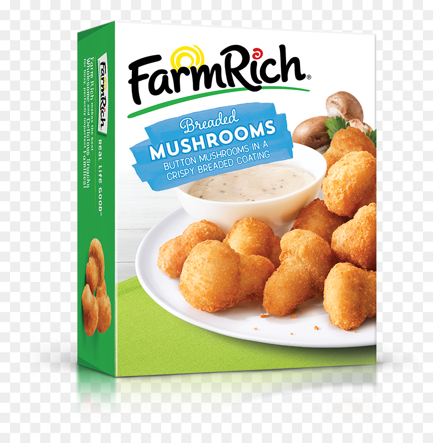 Farm Rich Mozzarella Sticks, HD Png Download - button mushroom png
